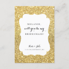 Sind Sie meine Brautjungfern-Karte - Einladung