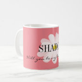 Sind Sie meine Brautjungfern-Tasse mit niedlicher Kaffeetasse (Vorderseite Links)