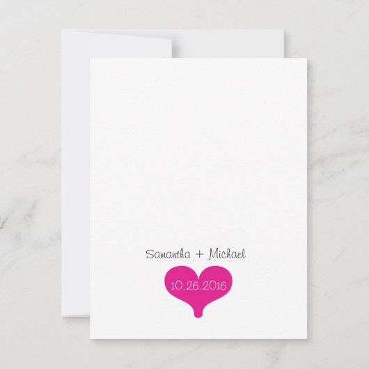 Sind Sie meine Matrone der Ehre? Rosa/schwarzes Einladung (Rückseite)