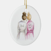 Sind Sie meine MOH? Keramik Ornament (Rechts)