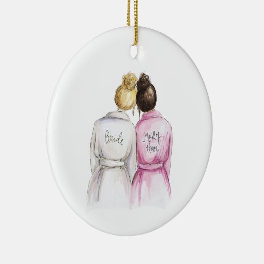 Sind Sie meine MOH? Keramik Ornament (Rechts)