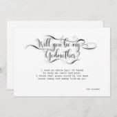 Sind Sie meine Patin - Antrag-Karte Einladung (Vorne/Hinten)