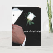 Sind Sie meine Trauzeugetuxedo-Gruß-Karte Einladung (Rückseite)