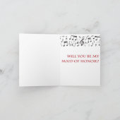 Sind Sie meine Trauzeugin? Einladung (Innenseite)