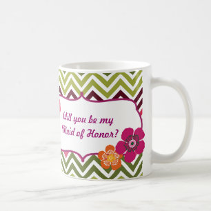 Sind Sie meine Trauzeugin-Tasse Kaffeetasse