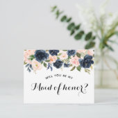 Sind Sie meine Trauzeuginkarte Ankündigungspostkarte (Stehend Vorderseite)