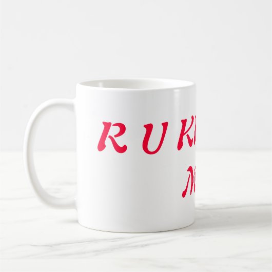 Sind Sie mich scherzend Kaffee-Tasse Kaffeetasse (Links)