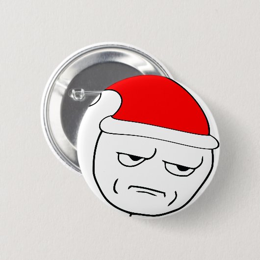sind Sie mich scherzend Weihnachtenmeme Button (Vorne & Hinten)