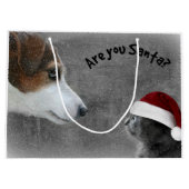 Sind Sie Sankt? Große Geschenktüte (Rückseite)