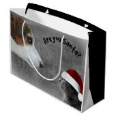 Sind Sie Sankt? Große Geschenktüte (Rückseite Schrägansicht)