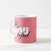 Sind Sie schöner Tiful Kaffeetasse (Vorderseite Links)