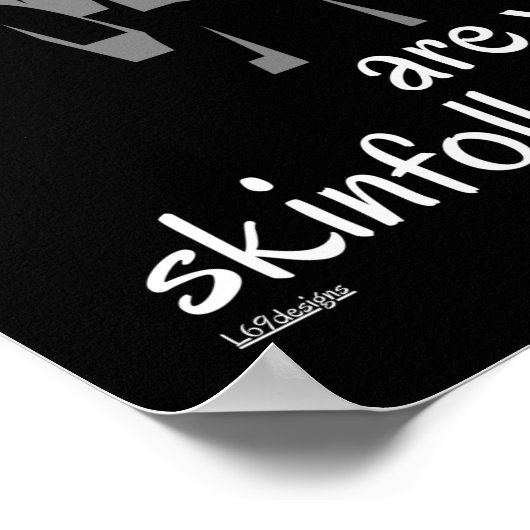 SIND SIE SKINFOLGE ODER KINFOLGE ? Stoppen Sie jet Poster (Ecke)