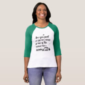 Sind Sie Teil der Gasthaus-Menge? Christliches T-Shirt (Vorne ganz)