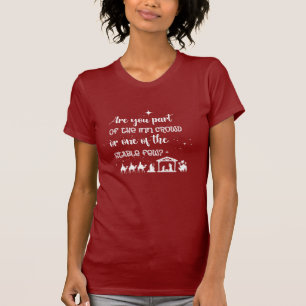 Sind Sie Teil der Gasthaus-Menge? Christliches T-Shirt