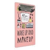 Sind Sie Tiful, den | und Make-up aufwachen Mini Klemmbrett (Schrägansicht)