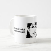 Sind Sie trinkender Tee oder Koolhelfer Kaffeetasse (Vorderseite Links)