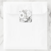 Sind Sie, was sie schwul nennen? | WataOshi | Quadratischer Aufkleber (Tasche)