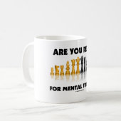 Sind Sie zur Geistesfolterung bereit? (Schach-Set) Kaffeetasse (Vorderseite Links)