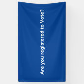 Sind Sie zur Wahl registriert? Banner (Vertikal)