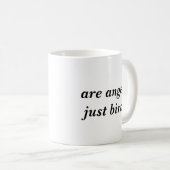 Sind Vogel-Tasse der Engel gerade Kaffeetasse (VorderseiteRechts)