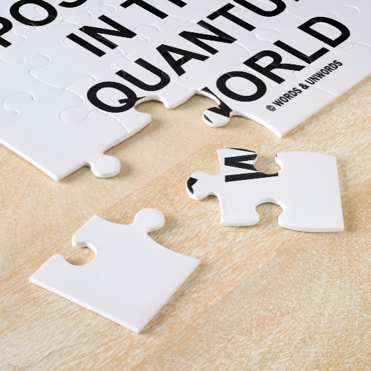 sind Welle u. Partikel im Quantum möglich Puzzle (Seite)