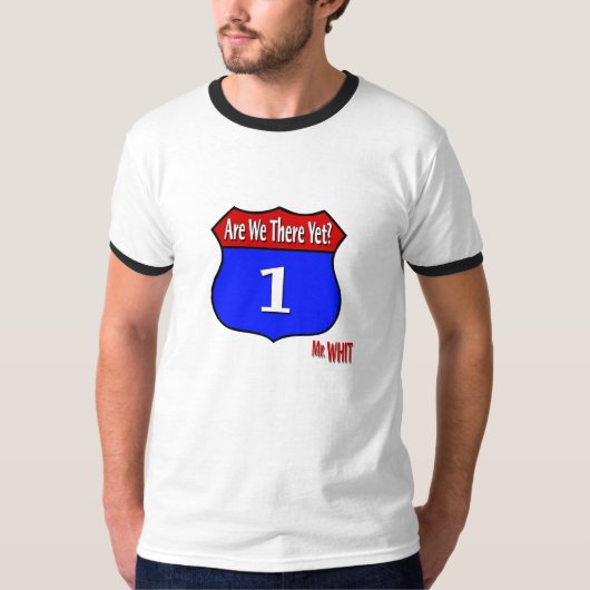 Sind wir dort schon? CD Männer T-Shirt (Vorderseite)