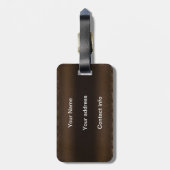 Sind wir dort schon? gepäckanhänger (Rückseite vertikal)