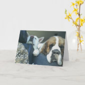 SIND WIR DORT SCHON? NOTECARD KARTE (Gelbe Blume)