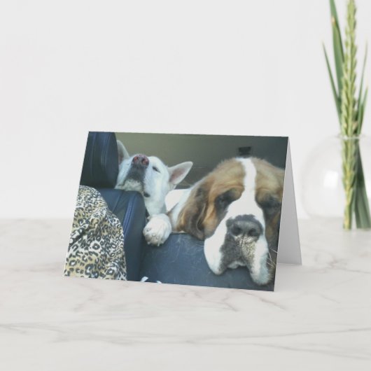 SIND WIR DORT SCHON? NOTECARD KARTE (Vorderseite)