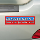 Sind wir ein großer oder verstopfter Autoaufkleber (Auf Auto)