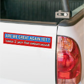 Sind wir ein großer oder verstopfter Autoaufkleber (Auf Lkw)