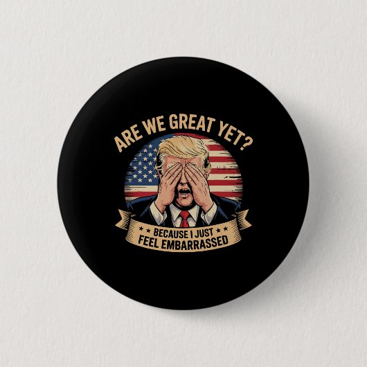 Sind wir groß, denn ich fühle mich nur verstrickt button (Vorderseite)
