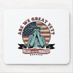 Sind wir groß, denn ich fühle mich nur verstrickt mousepad