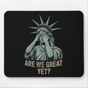 Sind wir groß und doch gegen Trump politisch Spaß Mousepad