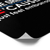 Sind wir große Shirt Männer, die ich fühle mich nu Poster (Ecke)