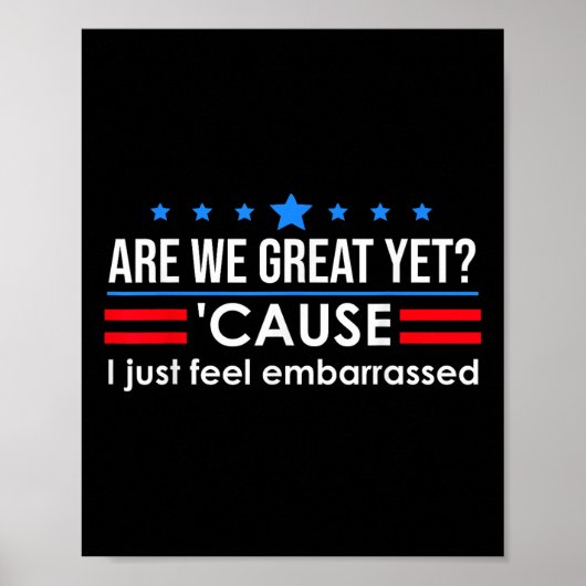 Sind wir große Shirt Männer, die ich fühle mich nu Poster (Vorne)