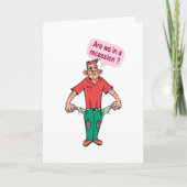 Sind wir in einer Rezession? Karte (Vorderseite)