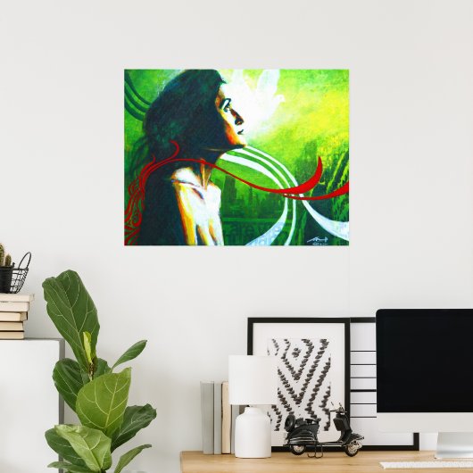 sind wir Menschen Poster (Heimbüro)