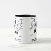 Sind wir noch da? Langes Kind im Auto Tasse (Zentrum)