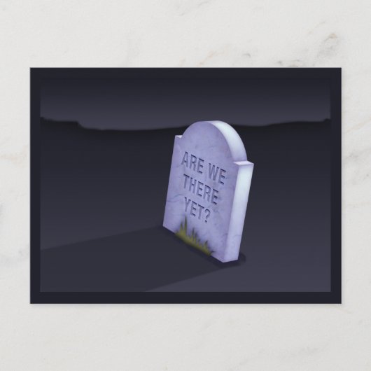 Sind wir noch da? Postkarte (Vorderseite)