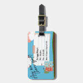 Sind wir noch dort, Gepäckanhänger (Vorderseite vertikal)