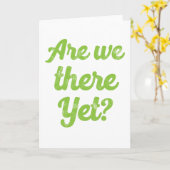 Sind wir schon da? karte (Gelbe Blume)