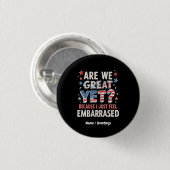 Sind wir schon großartig? Denn ich fühle mich einf Button (Vorne & Hinten)