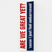 Sind wir schon großartig? Ich fühle mich einfach v Banner (Vertikal)