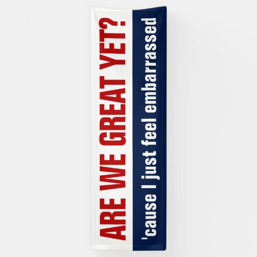 Sind wir schon großartig? Ich fühle mich einfach v Banner (Vertikal)