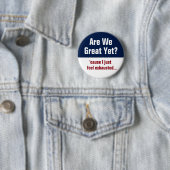 Sind wir schon großartig? Ich fühle mich gerade au Button (Beispiel)