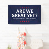 Sind wir schon großartig? Ich fühle mich gerade um Banner (Insitu)