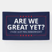 Sind wir schon großartig? Ich fühle mich gerade um Banner (Horizontal)