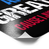 Sind wir schon großartig? Ich fühle mich gerade um Fotodruck (Ecke)