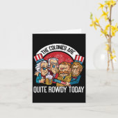 Sind ziemlich rowdy Independence Day am 4. Juli Karte (Gelbe Blume)